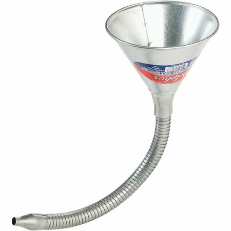 DELPHOS 1 Qt. Galvanized Steel Transmission Funnel with Flexible Spout 495